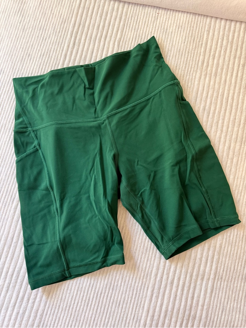 lululemon athletica Forest Green High-Rise Bike Shorts